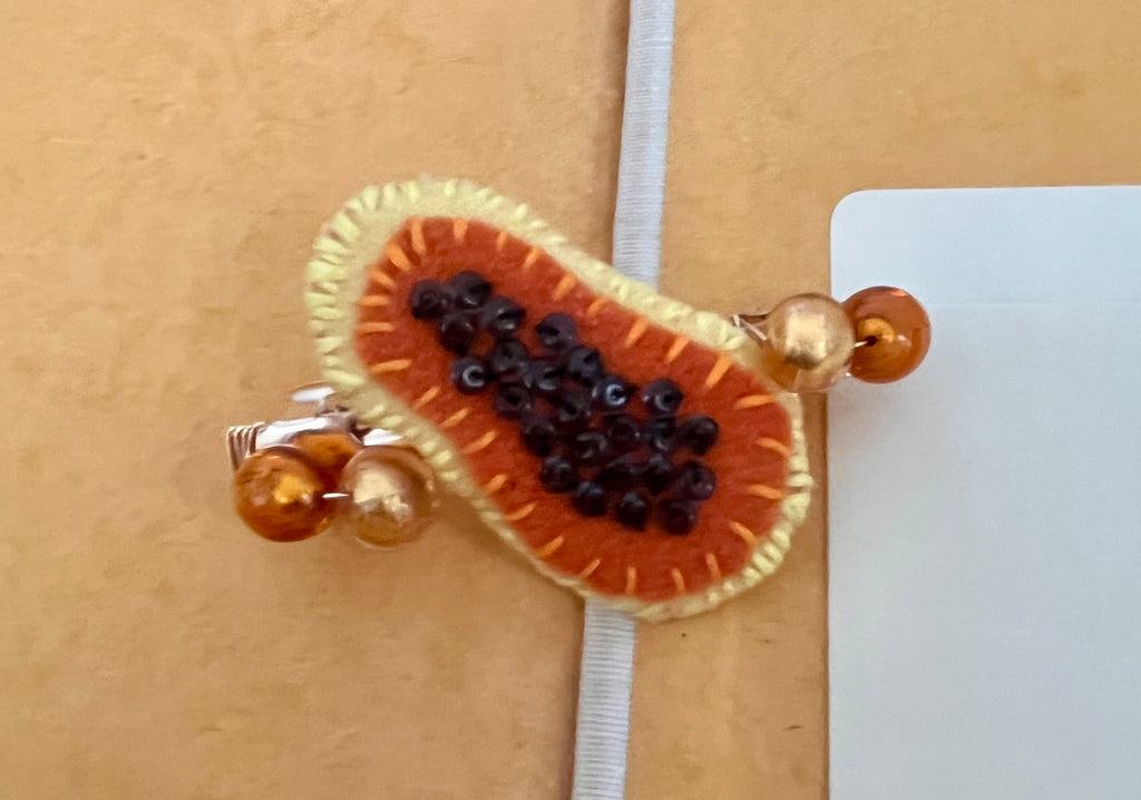 Papaya Hairclip