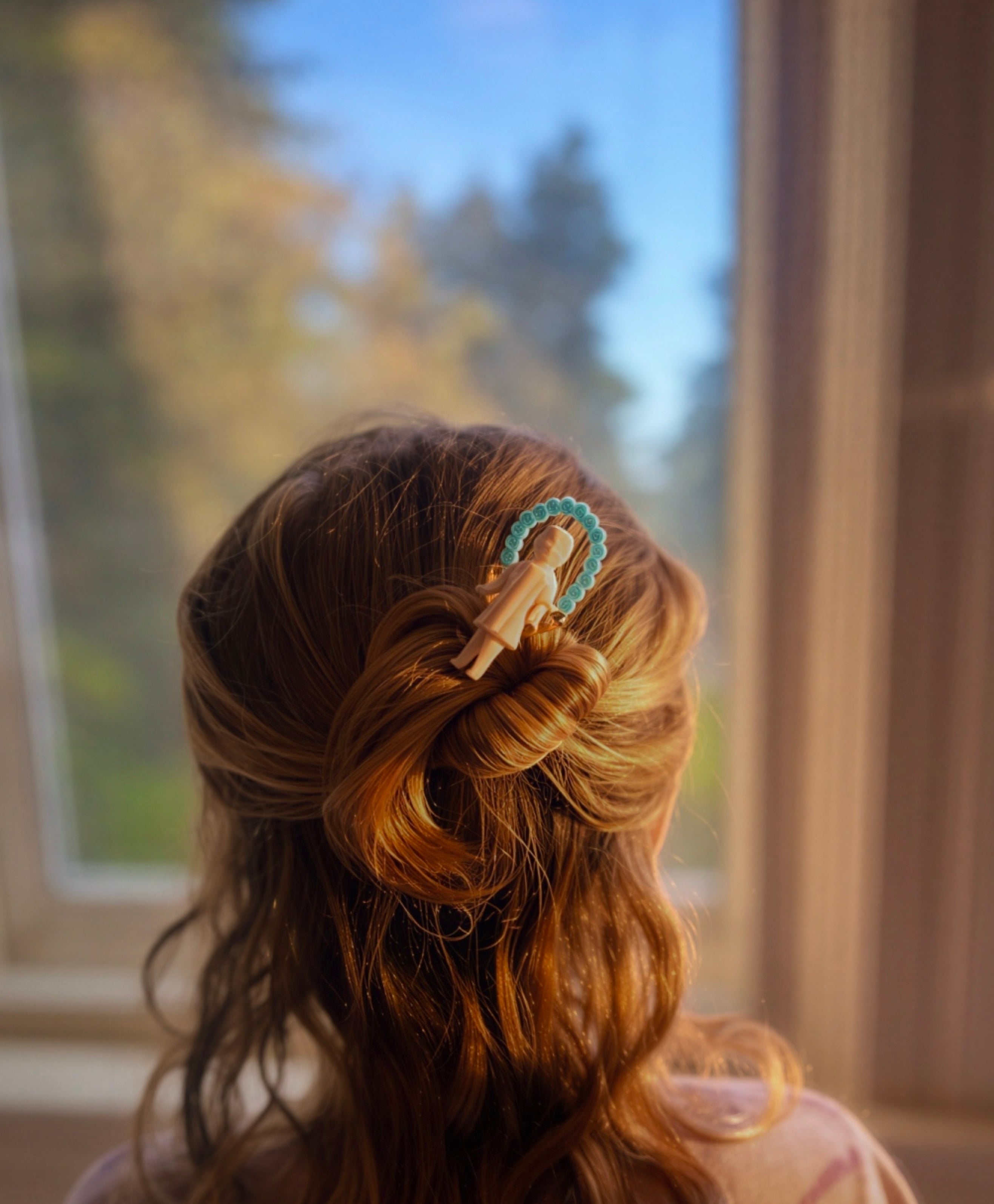 Beaded Dolly Mini French Hairpin