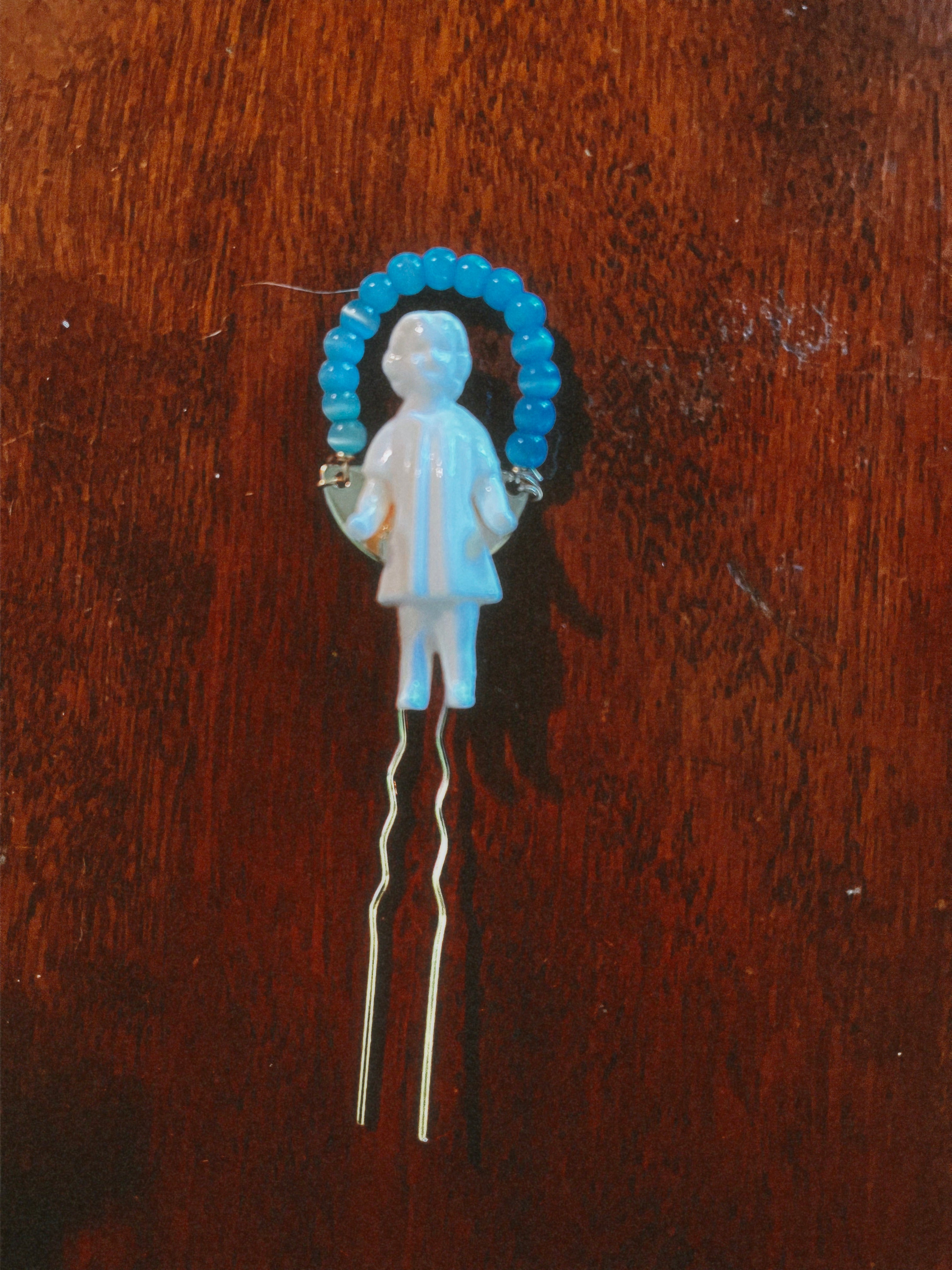 Beaded Dolly Mini French Hairpin