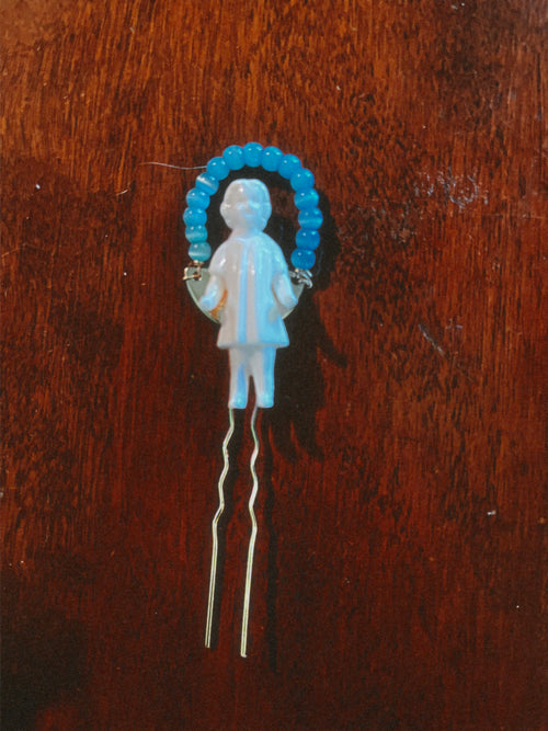 Beaded Dolly Mini French Hairpin